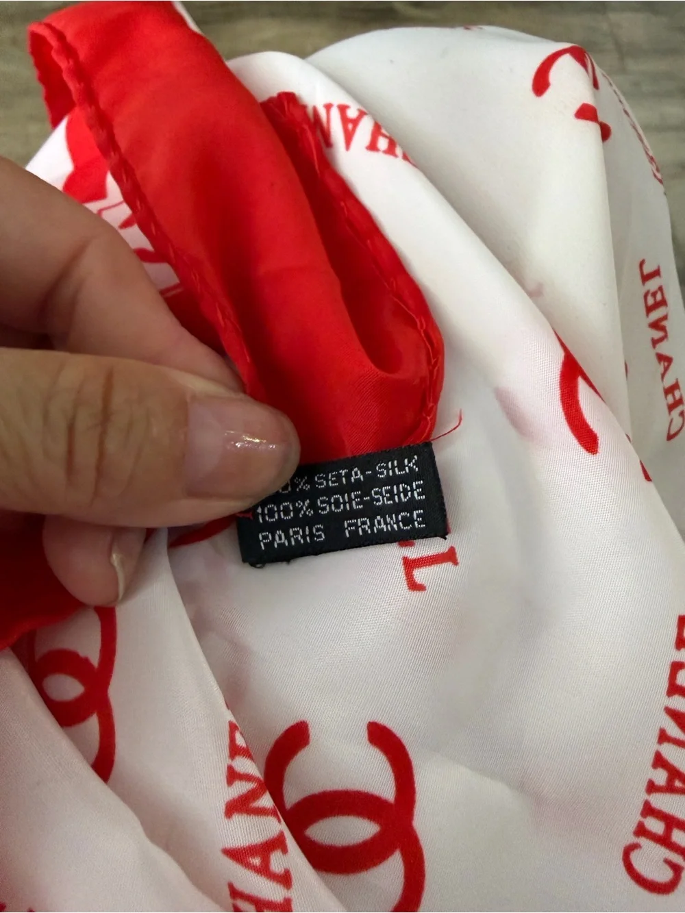 Chanel Silk handkerchief